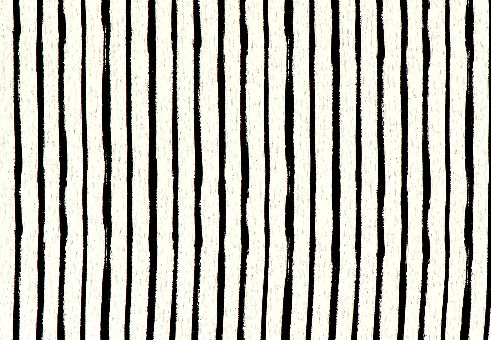 Jersey di cotone, strisce nere su fondo crema
