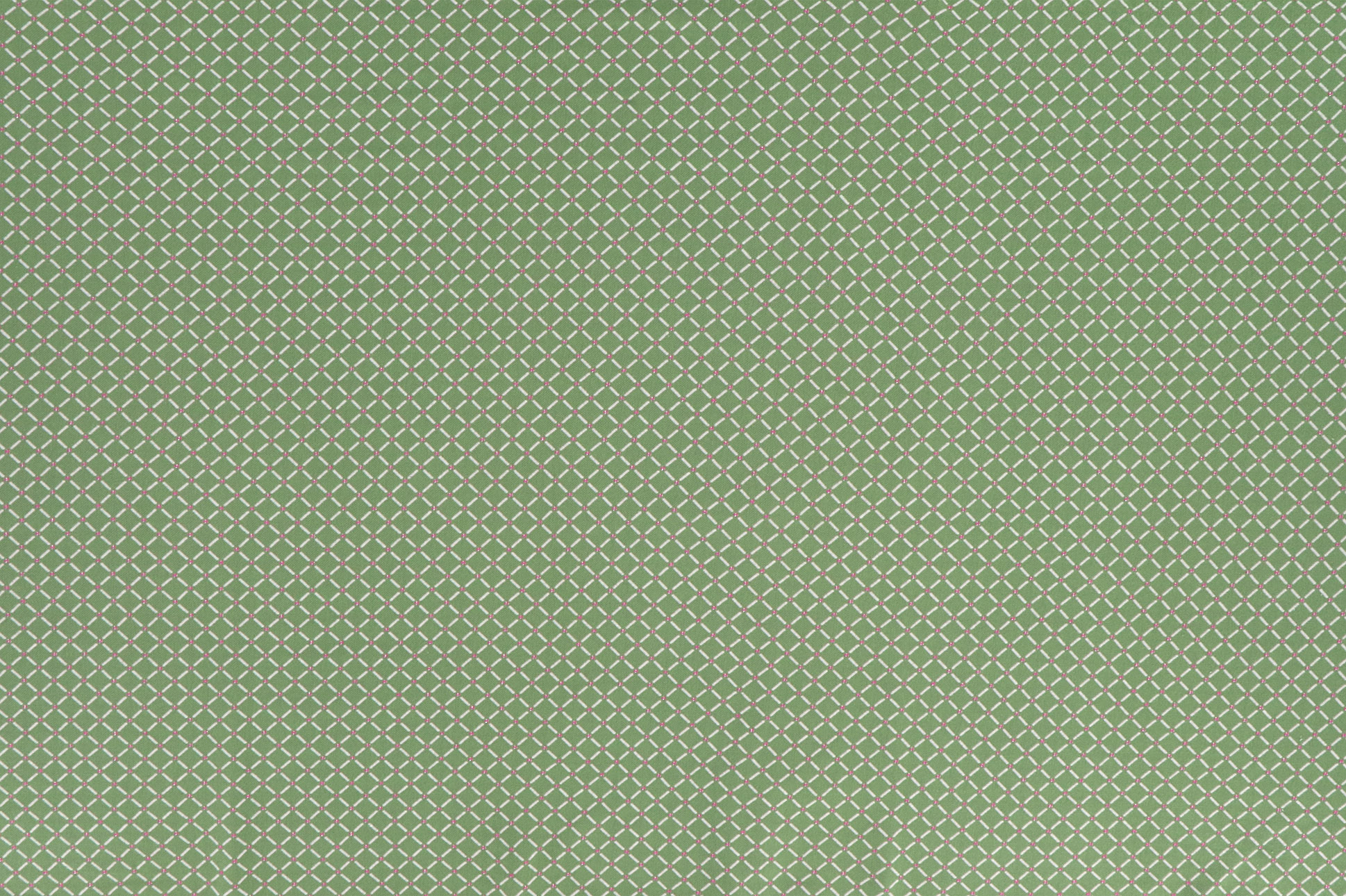 Maglia in cotone, Albstoffe verde con piccoli rombi