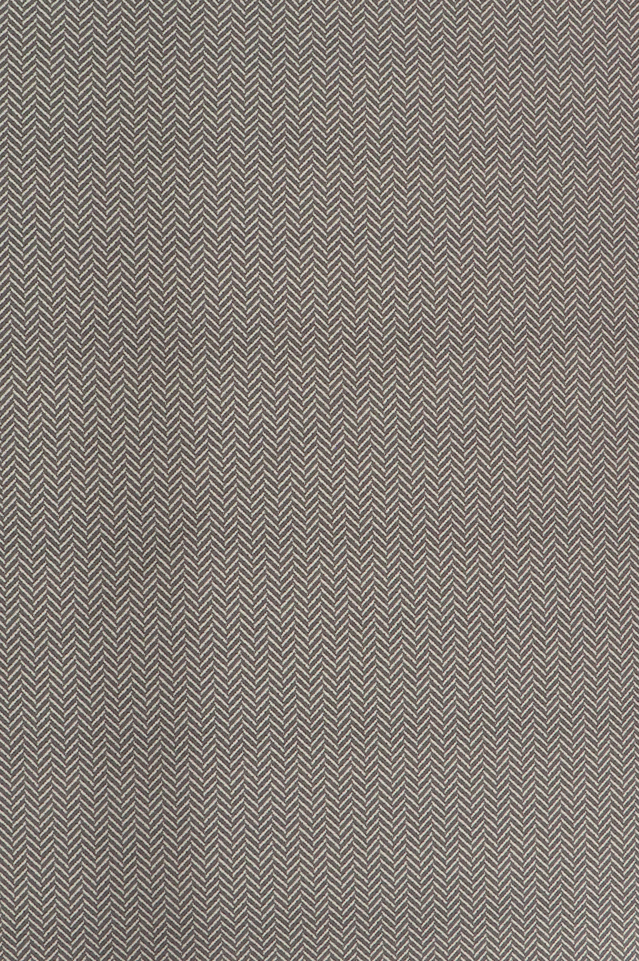 French Terry "Fräulein von Julie", spina di pesce in grigio/bianco