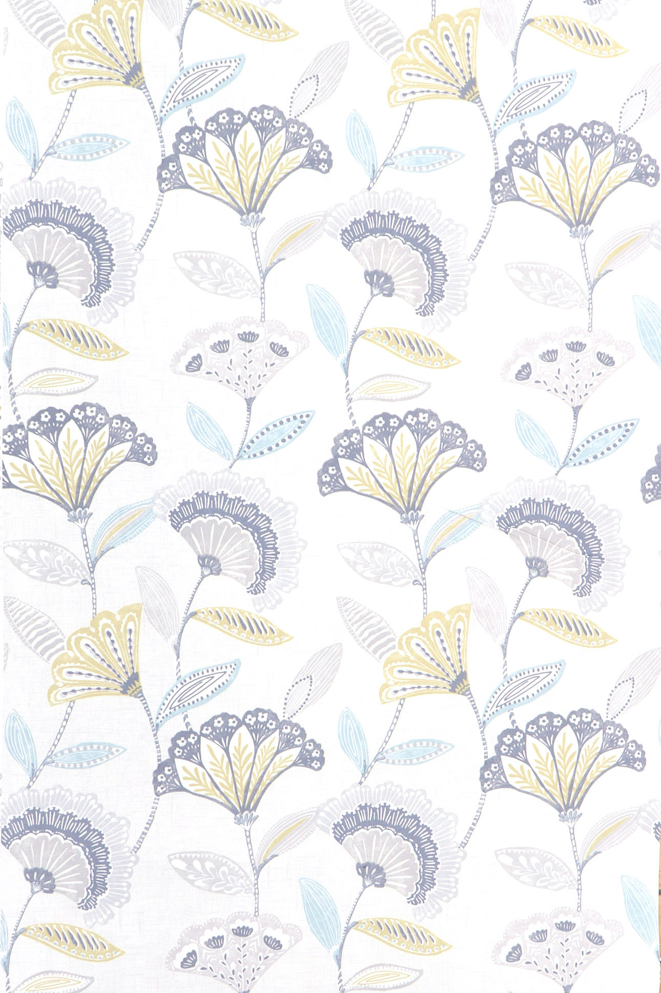 Canvas, grandi fiori in toni pastello