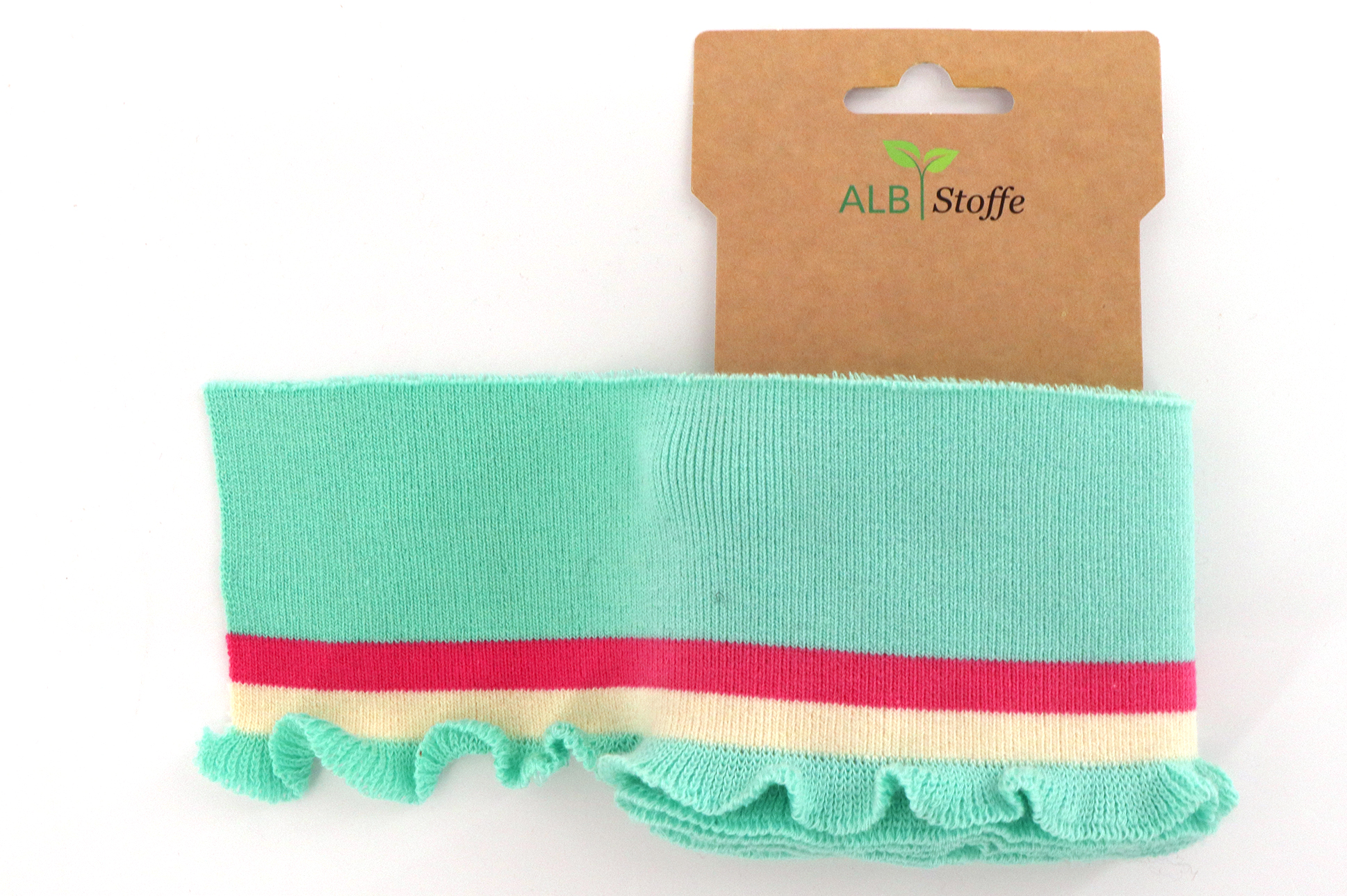 Polsini a maglia a coste biologici, CUFF ME COZY, Albstoffe