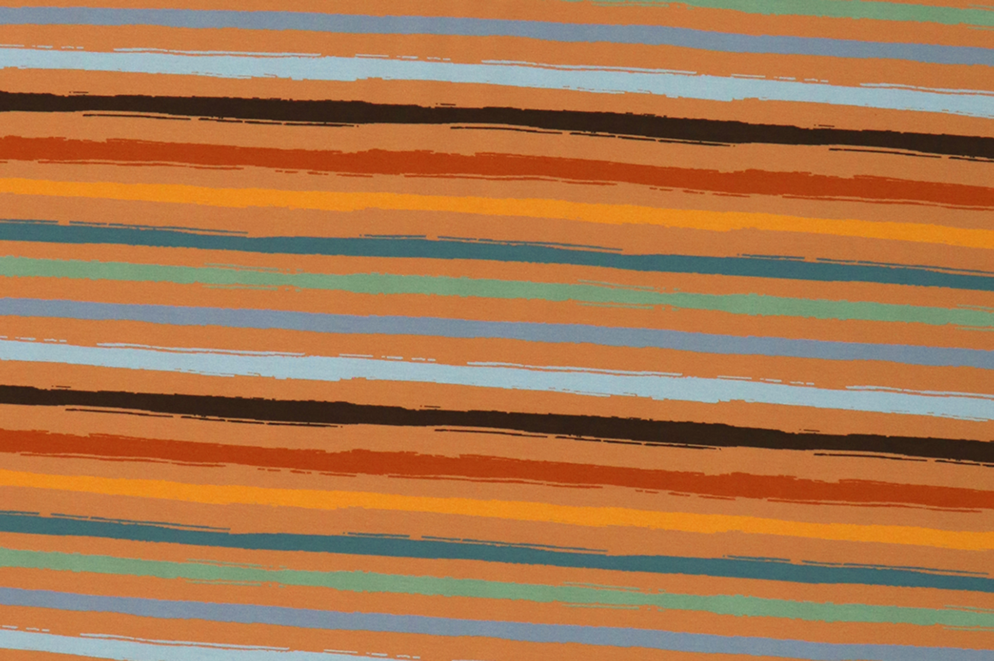 Sweat, strisce colorate su fondo ocra