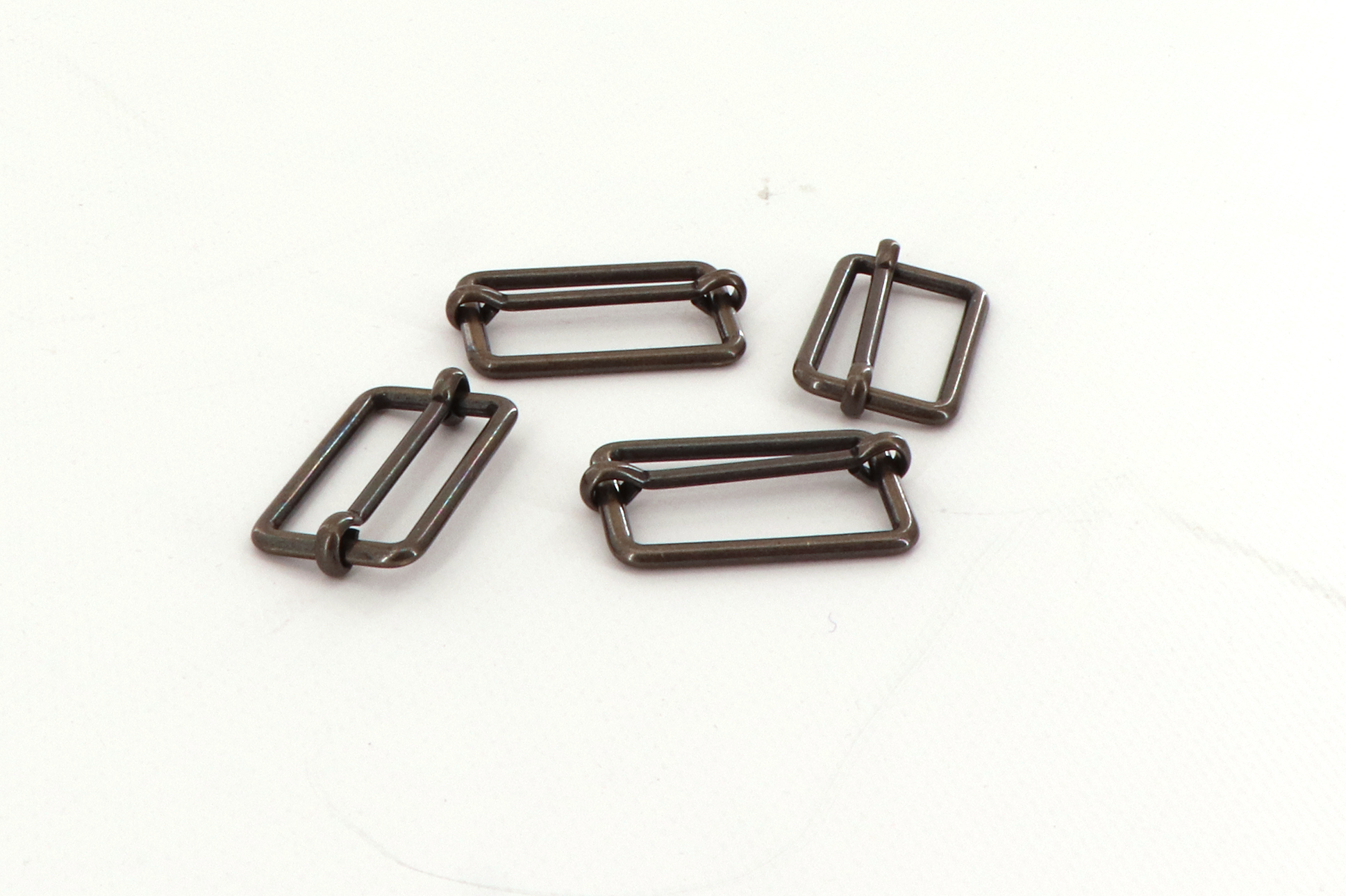 Fibbia a scaletta, 30mm, argento antico Fibbia a scaletta, 30mm, argento antico
