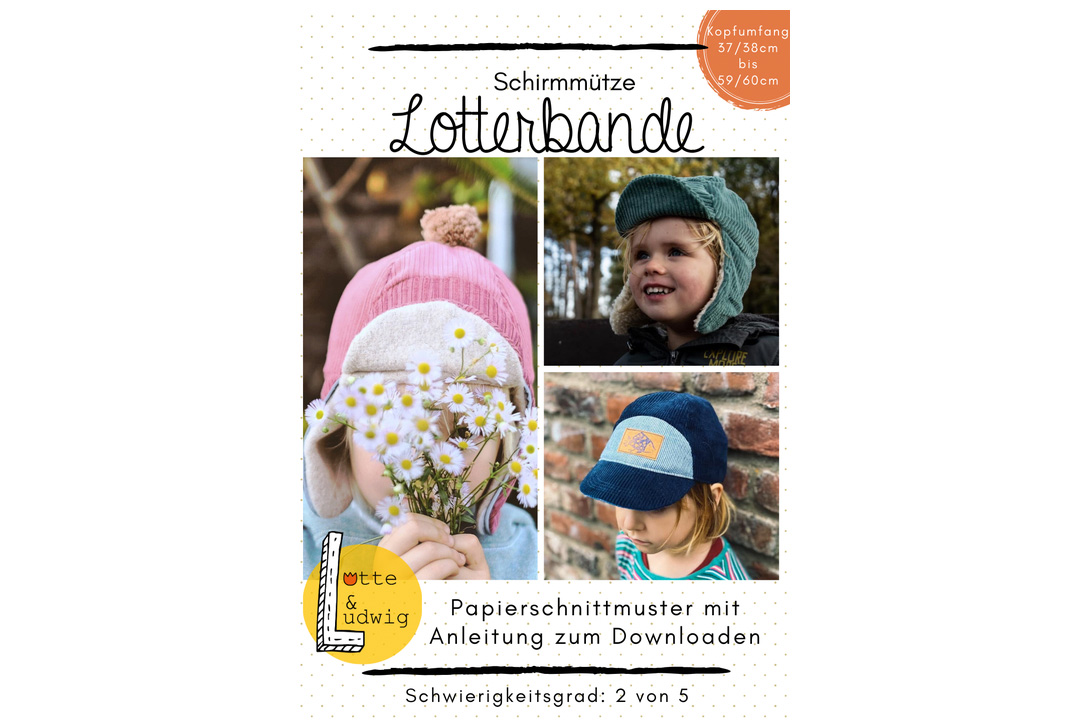 Cartamodello, Lotte & Ludwig bambini cappello