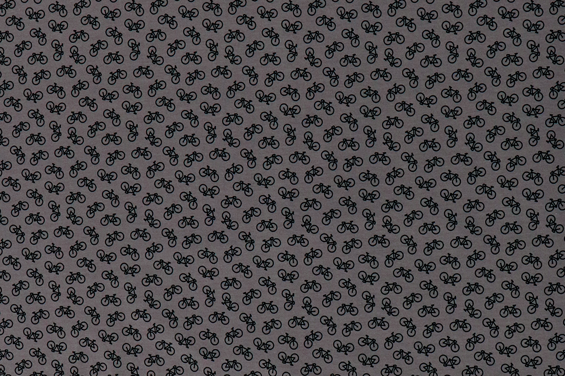 Sweat, piccole biciclette nere su fondo grigio