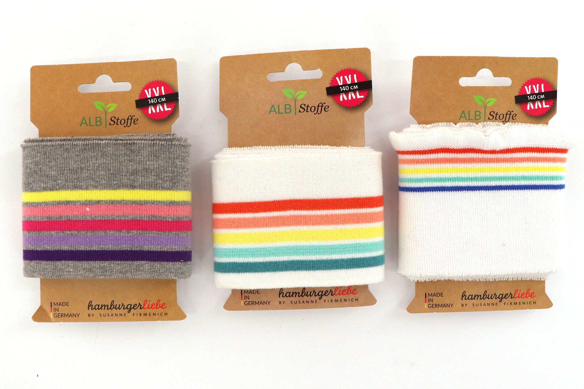 Polsini a maglia a coste biologici, CUFF ME COZY, Albstoffe