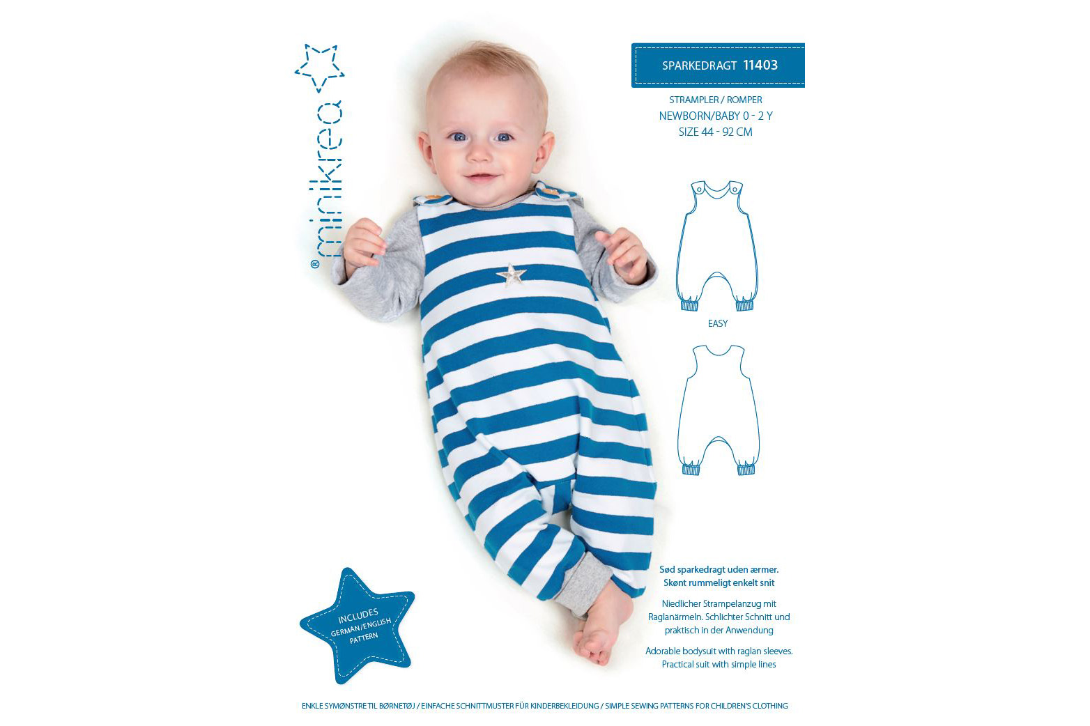 Cartamodello, Minikrea tutine