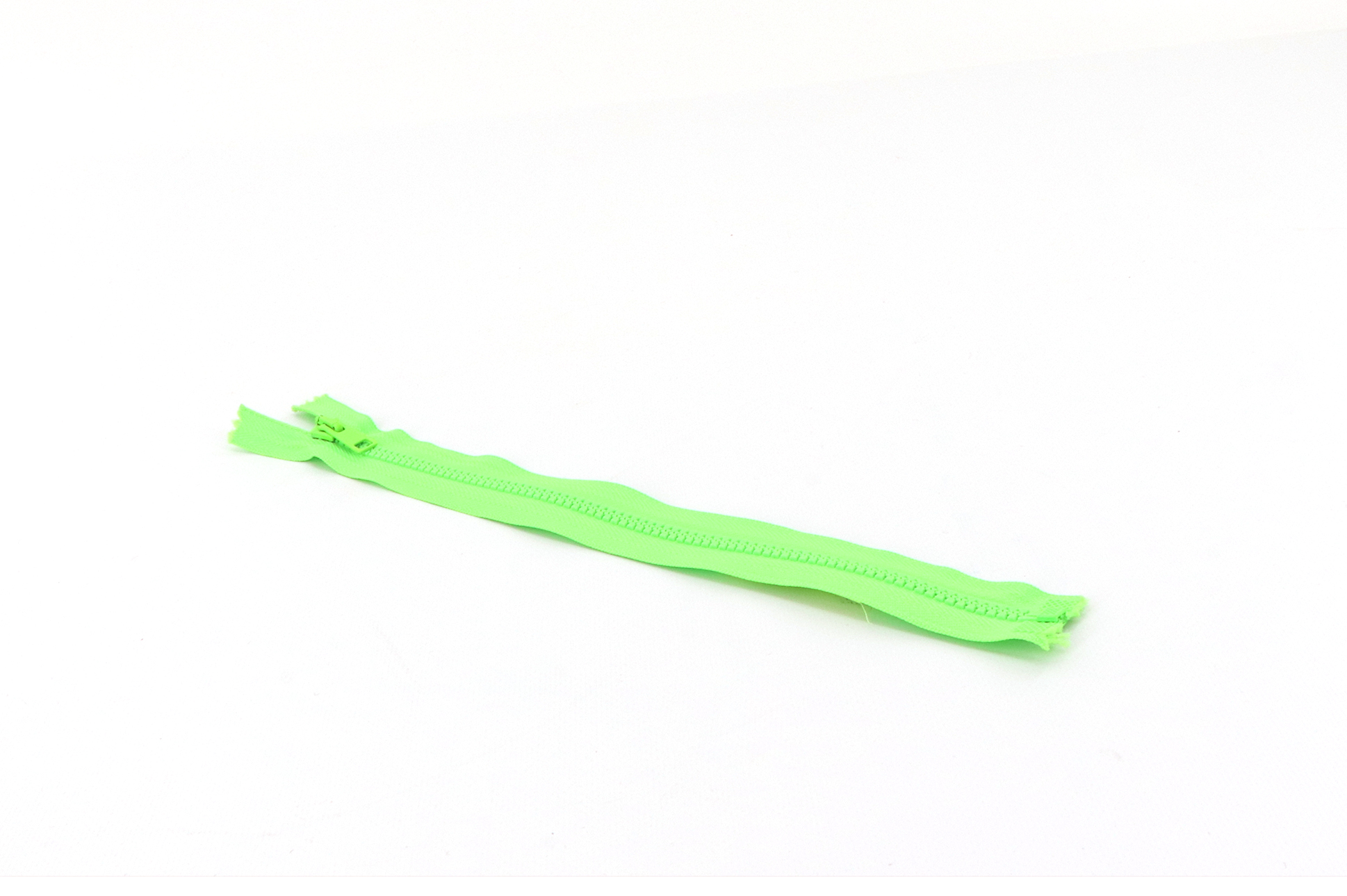 Cerniera lampo divisibile RIRI, verde fluorescente