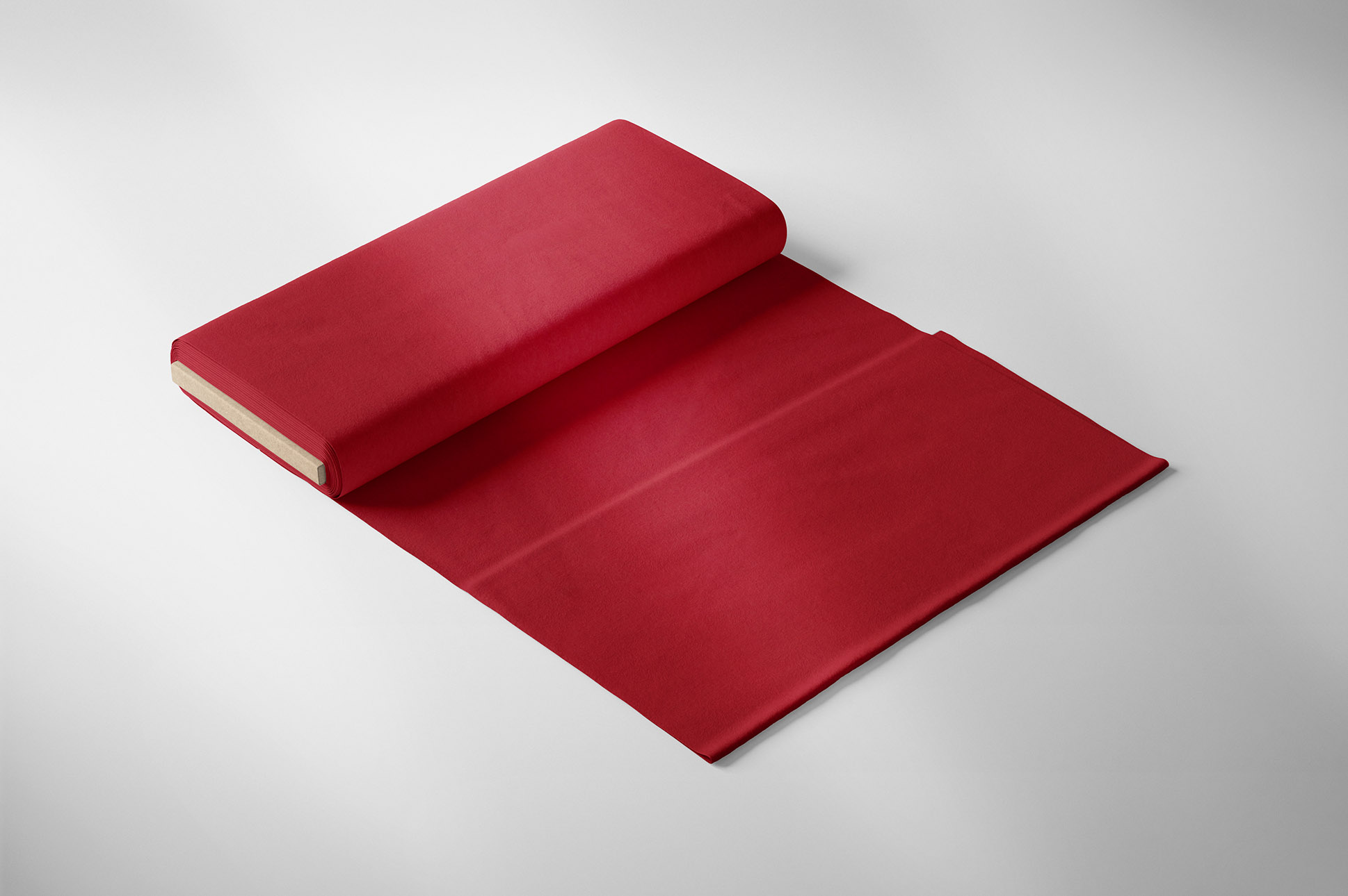 Tessuto tubolare per polsini, rosso scuro