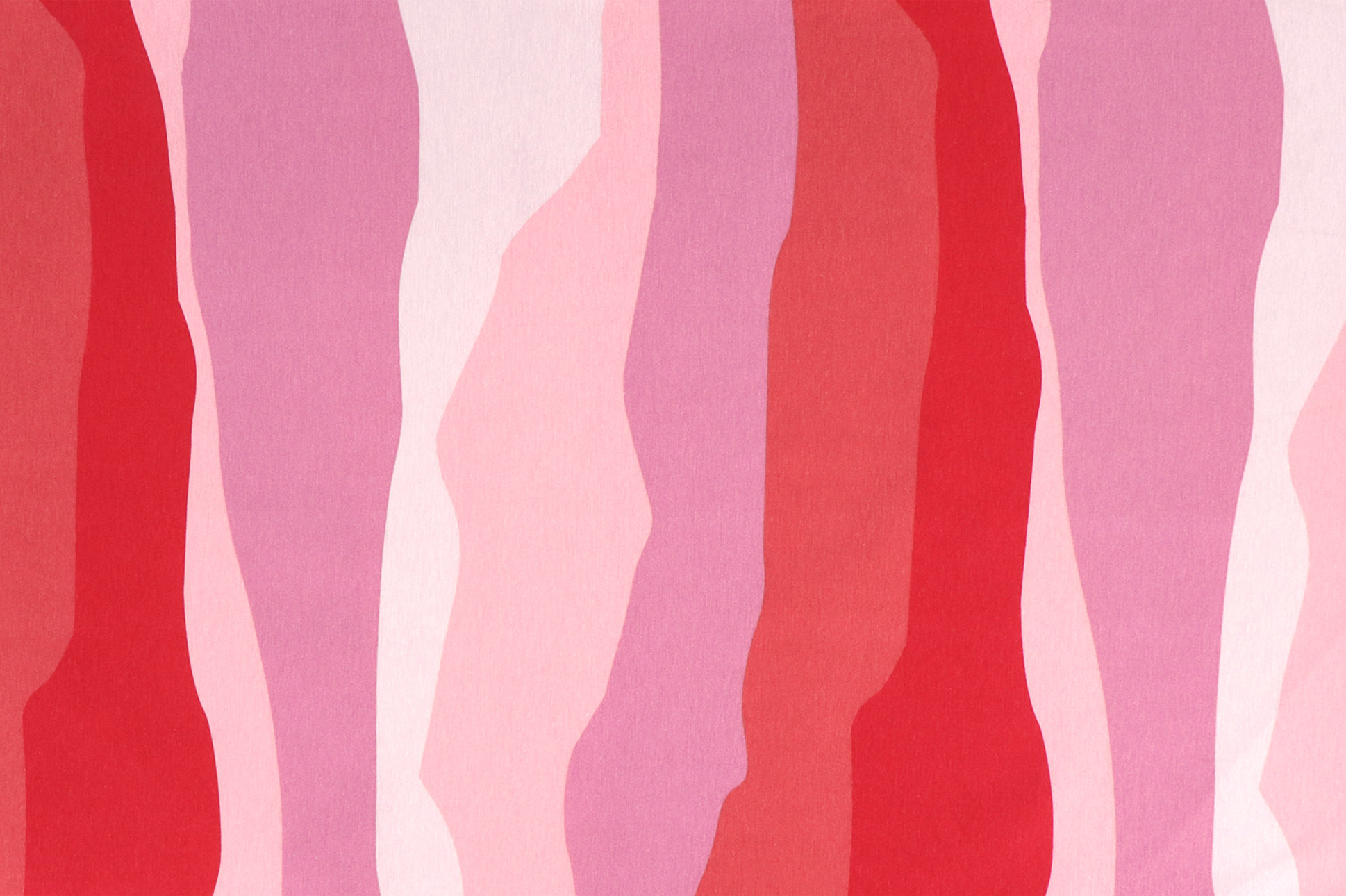 Canvas, effetto a strisce rosso e rosa