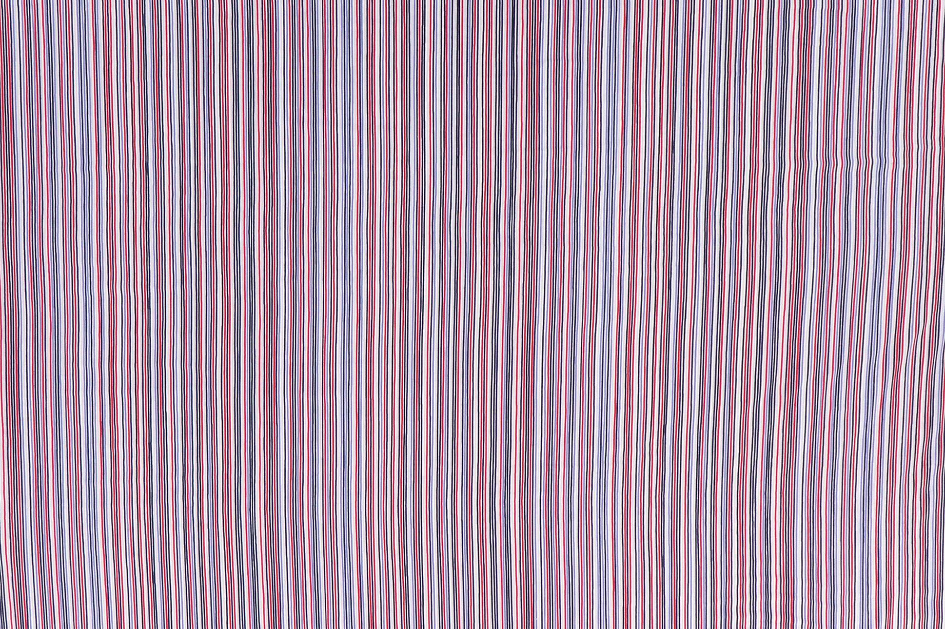 Jersey di cotone, strisce blu, bianche e rosse