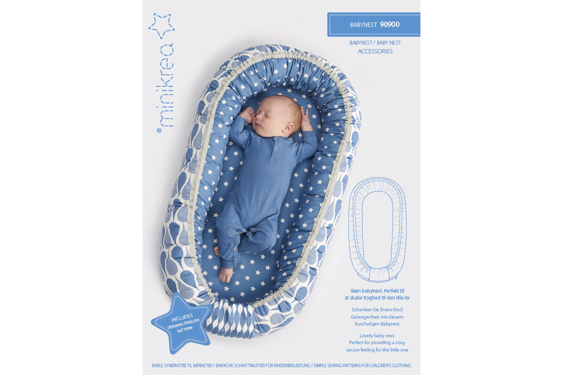 Cartamodello, Minikrea Nido bebé