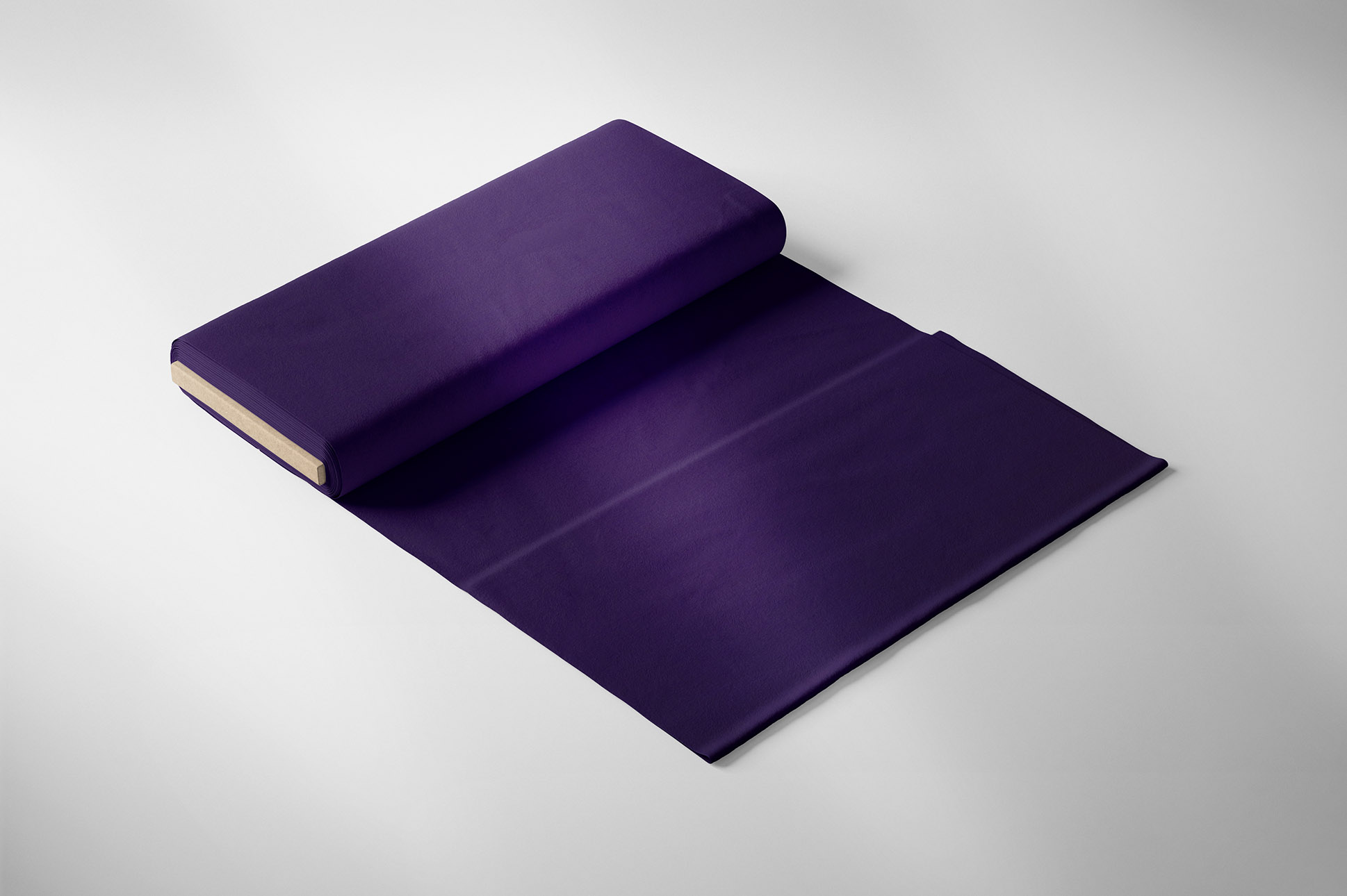 Tessuto tubolare per polsini, viola tinta unita