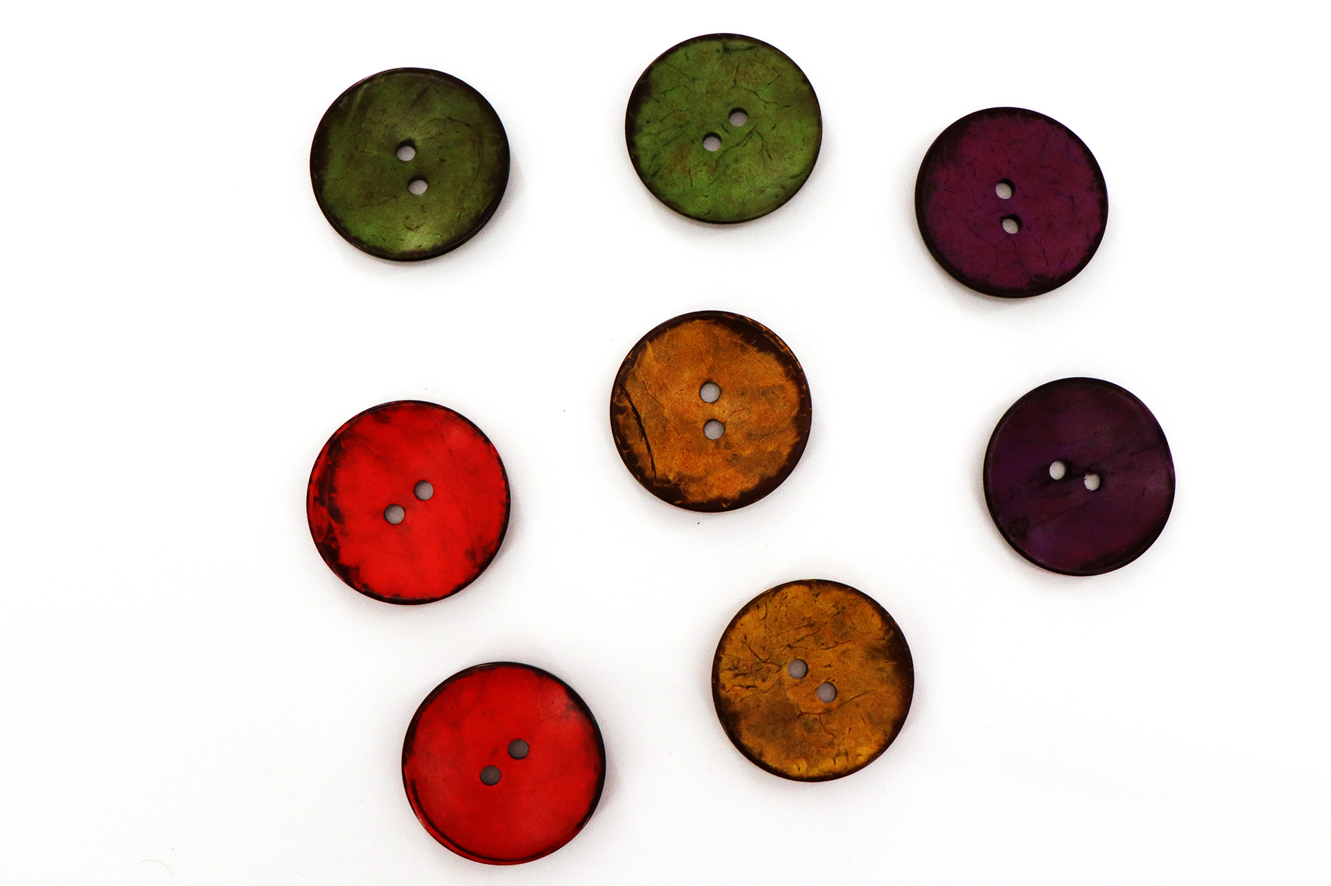 Bottone in legno, Ø48mm , 2 buchi