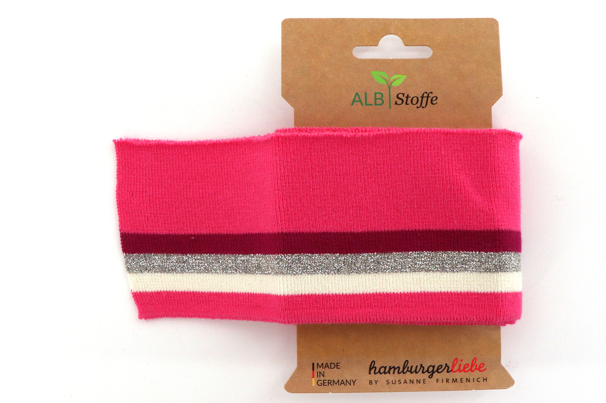 Polsini a maglia a coste biologici, CUFF ME COZY, Albstoffe