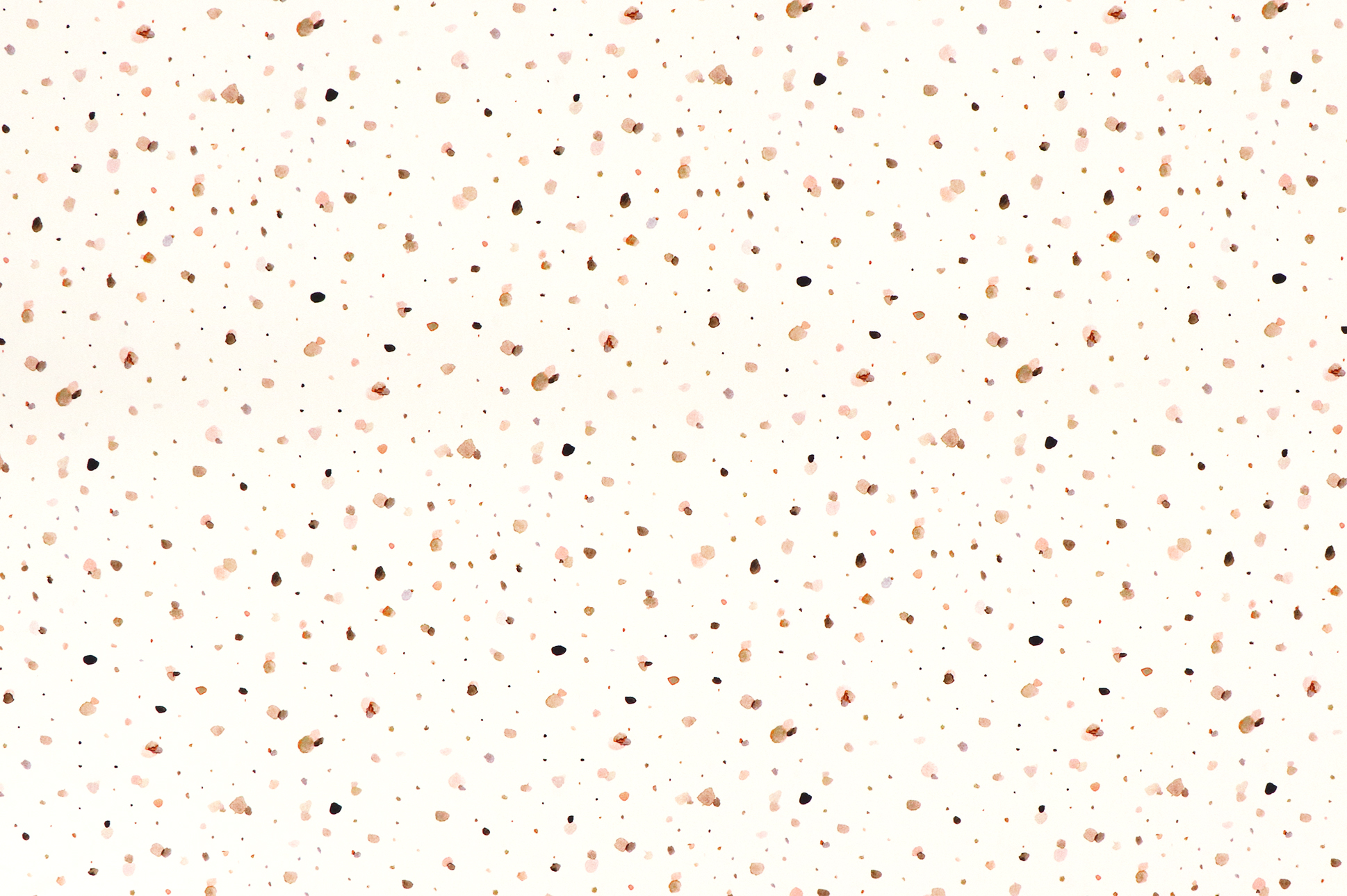 Jersey di cotone, macchie colorate su beige