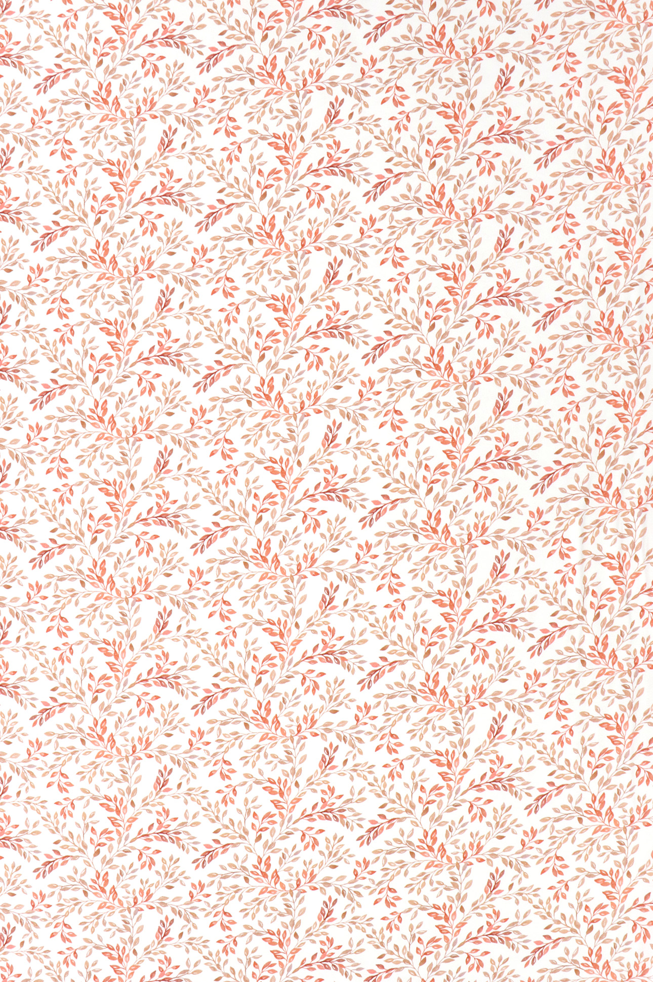 French Terry, viticci in rosa/beige